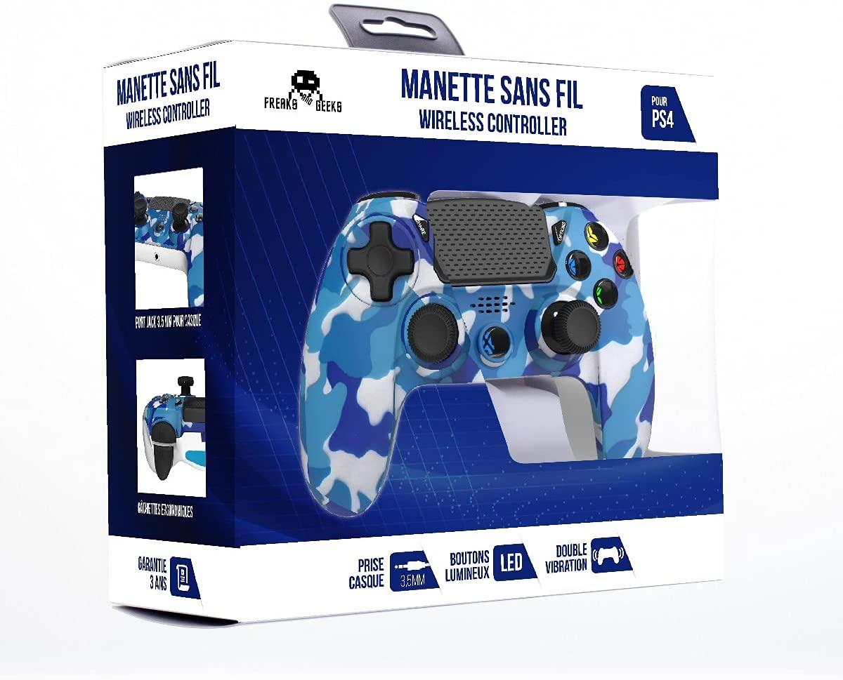 Freaks And Geeks Controller Joystick Freaks and Geeks wireless per Sony PS4 camo blu